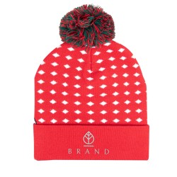 15009 RED Back Embroidery