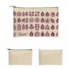 Recycled Canvas Zippered Pouch