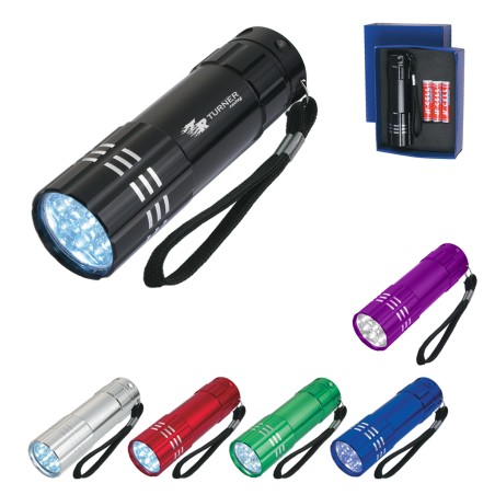 Aluminum Led Flashlight With Strap