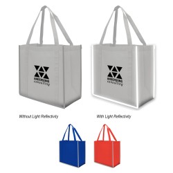Reflective Large Grocery Tote Bag