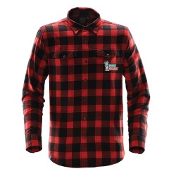 SFX1 BLACK REDPLAID Embroidery