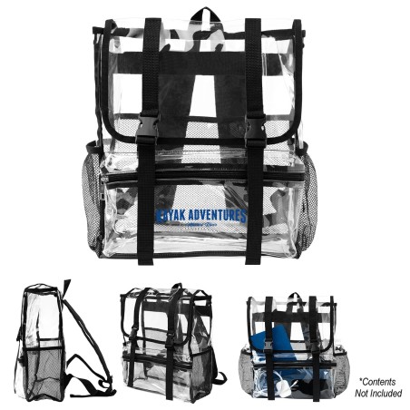 Clear Buckle Backpack