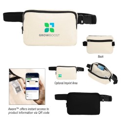 Aware™ Recycled Cotton Canvas Anywhere Belt Bag