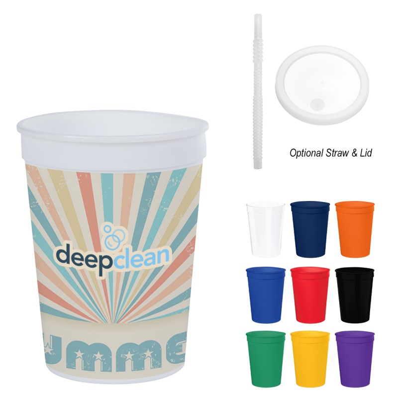 12 Oz. Full Color Big Game Stadium Cup