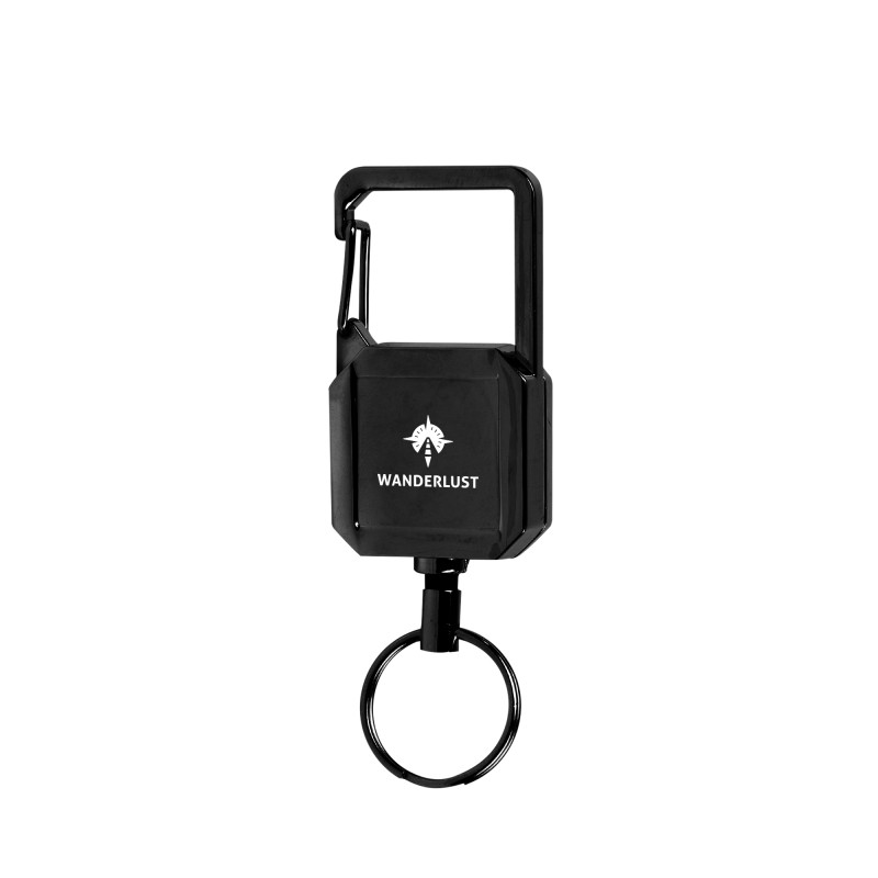 Badge Reel Keychain With Carabiner Badge Reel Keychain With Carabiner