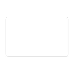 Rectangle Rounded Corner Sticker