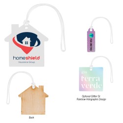 Full Color Wood Bag Tag - 4"