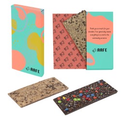 CHOCBARCARDBOX WHT 4CP