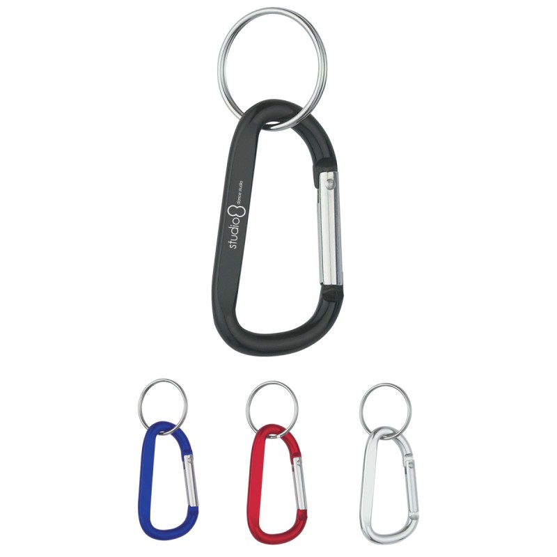 6mm Carabiner With Split Ring 6mm Carabiner With Split Ring