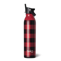 20 Oz. Swig Life Buffalo Plaid Stainless Steel Bottle