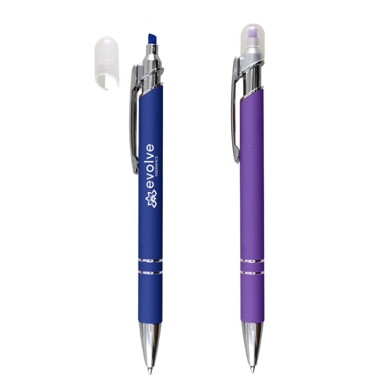 Mia Incline Pen With Highlighter