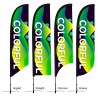 Medium 12' Custom Feather Flag