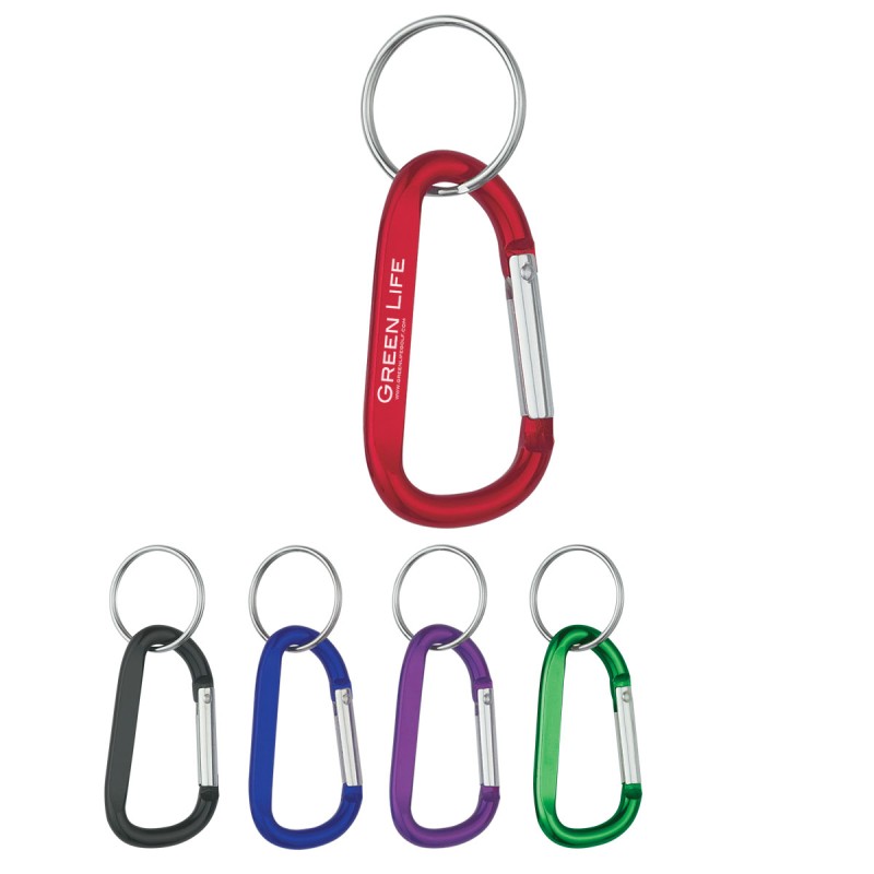 8mm Carabiner With Split Ring 8mm Carabiner With Split Ring
