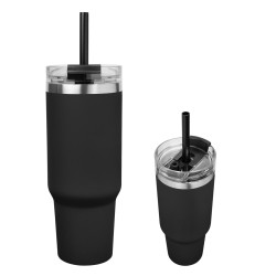 40 Oz. Full Color Naomi Intrepid Stainless Steel Tumbler