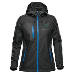 GXJ2W Black AzureBlue Embroidery